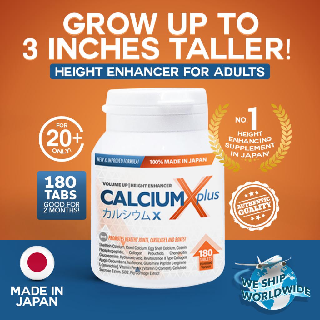 Calcium X Plus Height Enhancer 3 BOTTLES PROMO Magic Potions