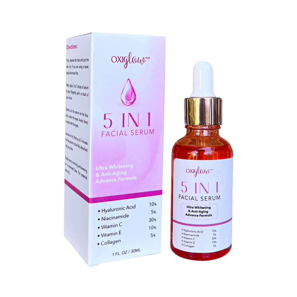 Oxiglow Plus 5 in 1 Facial Serum 30ml - 2 Bottles - Magic Potions